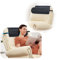Relaxkissen für Kopfstütze, Liegestuhl, Kopfkissen, Nackenstütze, Kopfstütze für Bürostuhl, Couch, Nackenkissen, Leder-Liegestuhl-Kissen, verstellbares Kopf- und Nackenkissen (1 Stück) (schwarz)