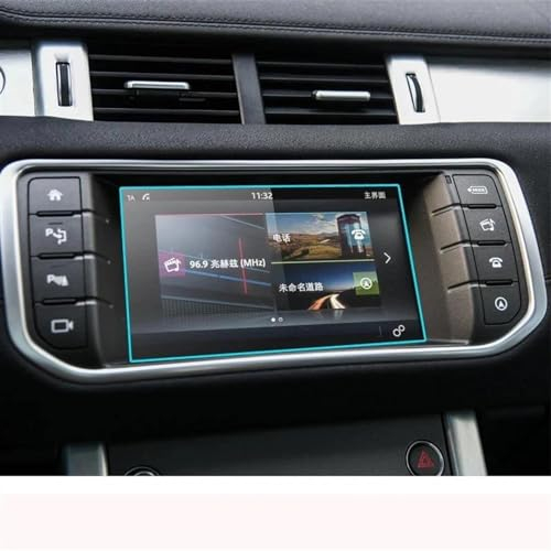 BIVOO GPS Navi Displayschutzfolie Für Range Für Rover Für Evoque 2013 2014 2015 2016 2017 2018 Auto GPS Navigation Bildschirm Gehärtetes Glas Schutz Film auto Innen Zubehör (Size : 8 inch)