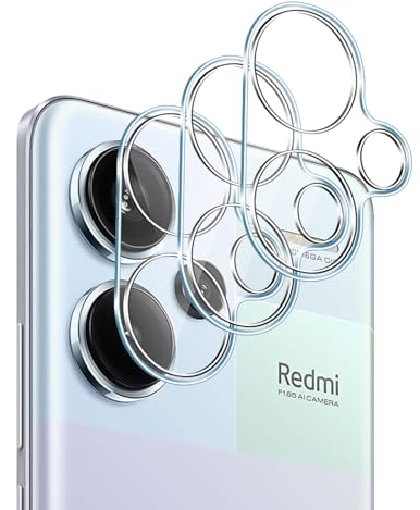 Locofun Kameraschutz für Xiaomi Redmi Note 13 Pro Plus 5G/13 Pro+ für Panzerglas, 9H Härte Kamera Schutz Panzer Folie [3 Stück], Anti-Kratzen Linseschutz HD Klar Schutzglas