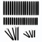 OMBRISA Verschlussclips 40 Stück, Tütenclips Länge 7/11cm, Verschlussklammern, Wiederverwendbare Gefrierbeutel Clips, Tütenverschlüsse für Versiegeln Gefrierbeutel, Snacks, Nüsse, Kaffee (Schwarz)