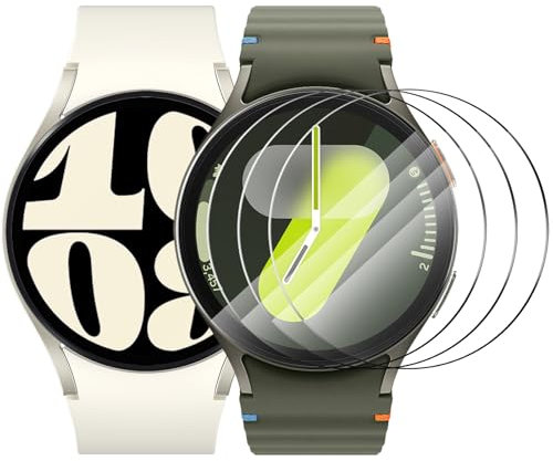 [3-Pack] Screen Protector for Samsung Galaxy Watch 7/Galaxy Watch 6/Galaxy Watch 5 40mm, Tempered Glass Screen Protector Cover HD 9H Hardness Scratch Resistant