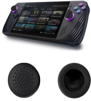 Empuñaduras para el Pulgar Tapa del Joystick Funda para Stick Analógico para ROG ALLY X, Funda de Silicona Suave para Joystick, Thumbsticks Cover Set (2pcs b)