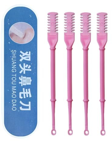 Tragbarer manueller Nasen-Haarschneider, Ohr-, Augenbrauen-Haarschneider, Nasenaufbewahrung, Entfernung mit Fellpflege, V2P6 Box