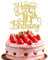 1 Stück Happy 16th Birthday Cake Topper Sechzehn 16 Fabelhaftes Prost auf 16 Jahre Tortendeko mit Glitzer Stern für 16. Geburtstag Jahrestag Party Torte Dekoration Gold