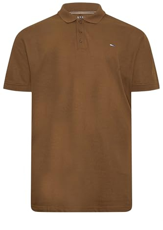 BadRhino Big & Tall Brown Core Polo Shirt - Men's - Plus Size Curve
