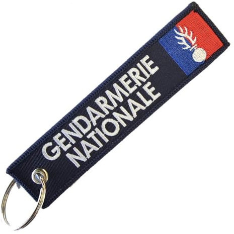 CLJ - Porte-clés - Passion Gendarme - Bleu marine foncé - Armée -