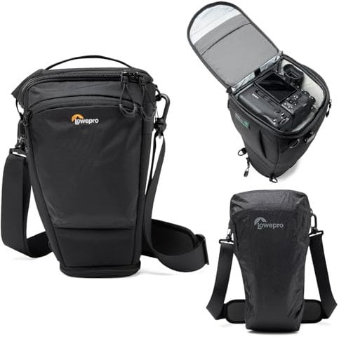 Lowepro ProTactic TLZ 75 Pro AW III Toploader-Kameratasche für spiegellose DSLR, Vol. 6 l, Abm.: 37x14x16 cm, f. Kameras mit angesetztem Objektiv, modulare Schultertasche, f. Fotografen/Videofilmer