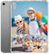 Custom Photo Personalized Case for iPad Air 5th Generation 10.9 inch 2022 (Model: A2588 A2589 A2591), iPad Custom Picture Text Slim Flexible Soft TPU Shockproof Anti-Fall Transparent Case（4 Photo）