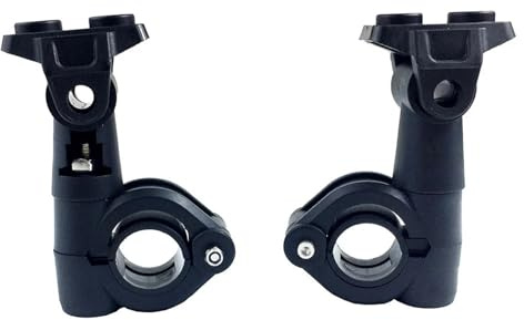 Fiakaon Scheinwerferhalterung Motorrad Scheinwerfer Nebel Lampe Klammern Scheinwerfer Halter Halterung Fit Für BMW R1200GS F850GS F750GS F850GS 750 GS 1250 GS GS LC