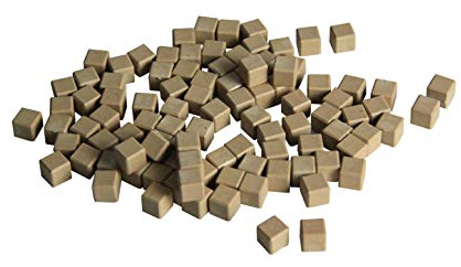 WISSNER® aktiv lernen - 100 Dienes Einerwürfel - RE-Wood®