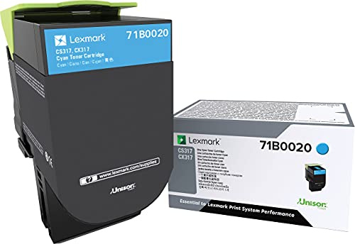Lexmark 71B0020 Rückgabe-Tonerkassette Cyan