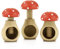HolzFee Nussknacker Trio Set (Pilz F+F+F)
