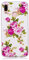 DasKAn Lumineux Silicone Coque Huawei P20 Lite,Fluorescente Luminosa al Buio, Motivi Colorati Ultra Sottile Morbida Antiurto Gomma TPU Coque Coque Coque pour Phone Posterière, Fiori Rosas
