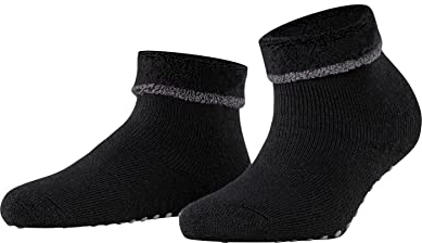 ESPRIT Damen Stoppersocken Cozy W Hp Wolle rutschhemmende Noppen 1 Paar, Schwarz Black 3001, 35/38 EU