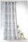 heimtexland ® Ösenschal Jacquard Struktur Dekoschal 245x140 Vorhang Blickdicht Stone Türkis Gardine Typ634
