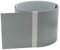 INTRA-TEC Zaun-Sichtschutzstreifen Fenstergrau - 10 Stück aus Hart-PVC 252x19 cm, RAL 7040 für Doppelstabmattenzäune, Windschutz
