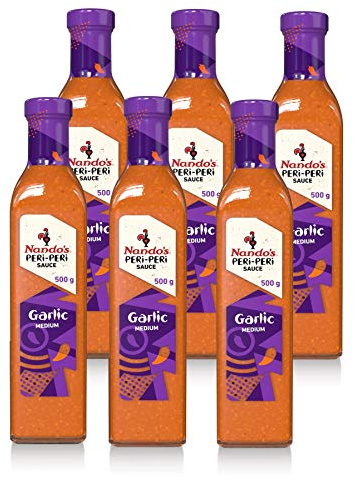 Nando's PERi-PERi Garlic Sauce, 6 x 500g
