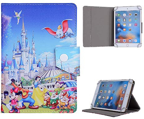 Universal 8 inch Size Tab Tablet Case - fairy tale Castle Fireworks ~ 8 inch Family Tab Cover (Universal 8 (8 Inch)