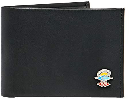 Rip Curl Search Logo Rfid Pu All D Mens Wallet One Size Black