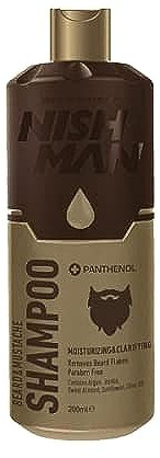 NISHMAN Bart- & Schnurrbartpflege Shampoo 200ml