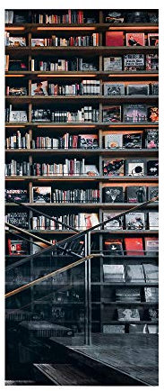Türtapete selbstklebend Weiß TürPoster 3D Bewirken Fototapete Türfolie Poster Tapete Abnehmbar Wandtapete für Wohnzimmer Küche Schlafzimmer 77X200CM