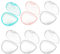 6 Pcs Baby Dummy Case, Pacifier Case, Pacifier Holder Storage Box, BPA-Free Dummy Container, Soother Pod Holder Box for Kids, Baby, Travel, Home