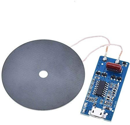 GOMMER 3 pièces 5V 1A Module de Chargement d'alimentation sans Fil 5W Transmetteur de Chargeur sans Fil Chargeur Rapide DIY Micro USB Utilisé comme pièces de Rechange