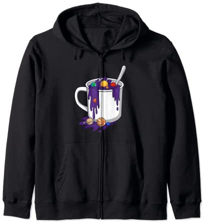 Mug Planets Space Explorer Outer the Space Astronaut Science Zip Hoodie