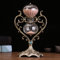 RUNLAIKEJI Sablier 30 minutes en métal et verre, décoratif, rose