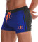 Arcweg Badehose Herren Eng Kurz Badeshorts mit Tunnelzug Schwimmhose Wassersport Kurze Hose UV Schutz Jungen Schwimmwear Schulschwimmen Dunkelblau XL（EU