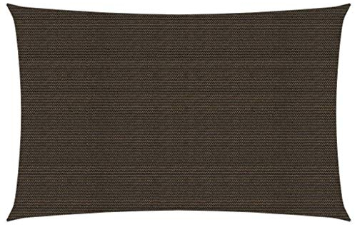 vidaXL Sonnensegel Sonnenschutz Windschutz Sonnendach UV Schutz Sonnenschutzsegel Schattenspender Garten Terrasse Balkon 160g/m² Braun 5x7m HDPE
