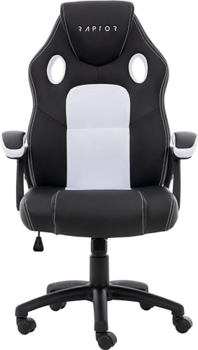 Raptor-Gaming Gaming-Stuhl RS-GS-40 Schwarz/Weiß
