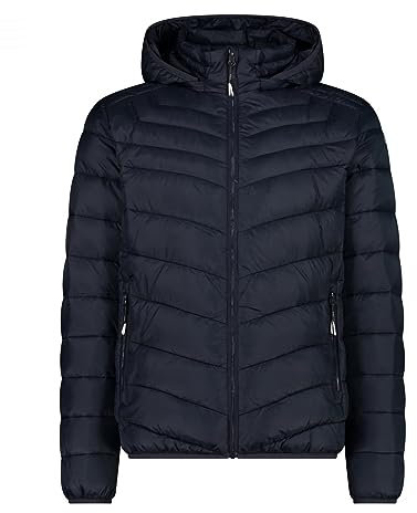 CMP Herren Snaps Hoodie Jacke, Black Blue, 54