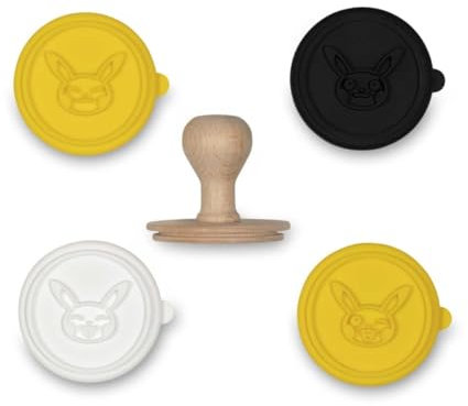 Pokemon Pokémon Center: Pikachu Kitchen Cookie Stamps (4 pezzi), taglia unica
