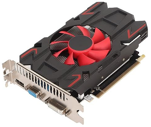 Scheda Grafica HD7670 da 4 GB, DDR5, 128 Bit, PCI Express 2.0 16X, 650/1800 MHz, 2560x1600, Scheda Video per Giochi per PC Desktop con Porte HDMI, DVI e VGA (HD7670 DDR5 da 4GB)