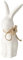 BOLTZE 2X Osterhase Figur Thino Dolomit Weiss Höhe 14,5 cm