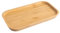 ZYDYRX Bandeja Bambú Bandeja Bambú Pequeña Bandeja Madera Rectangular Ovalada Bandeja Madera Cocina Bandeja Bambú Ornamental 25 * 14 * 2cm Bandeja Bambú para Juego Té Vajilla Cosmética