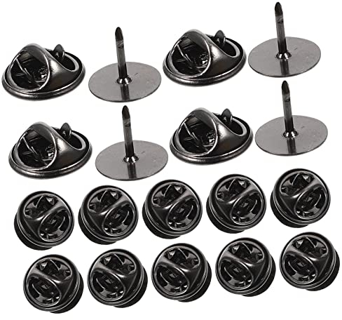 HAPINARY 50 Sets Schmetterlings Nadel Anstecknadeln Broschen Clutch Brosche Teile Stiftschlösser Für Emaille Anstecknadeln Anstecknadel Zubehör Broschen Anstecknadeln