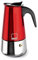 IBILI - Cafetera express Moca Rosso, 6 tazas, 280 ml, Acero Inoxidable, Apto para inducción