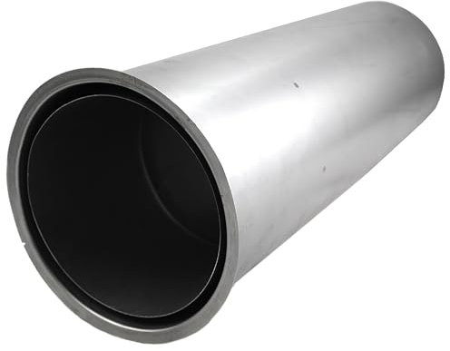 Doppelwandfutter Wandfutter Wandmuffe Ø 120 mm - Ø 200 mm für 2 mm Kaminofenrohr in Standardlänge und von 460 mm individuell verkürzbar (Ø 150 mm 460 mm lang kürzbar)