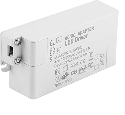 LED-Treiber-Stromversorgung, 12-V-Transformatorschalter für MR11 G4 MR16 GU5.3 LED-Leuchtmittel, Kurzschluss-Überlastungsschutz, Lange Lebensdauer, AC 100–240 V