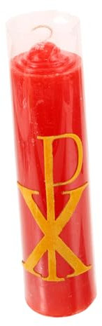 PRETYZOOM Taufkerze Weihwachskerzen Für Die Kirche Deko-stabkerzen Rot Oder Bauernhaus-Stil