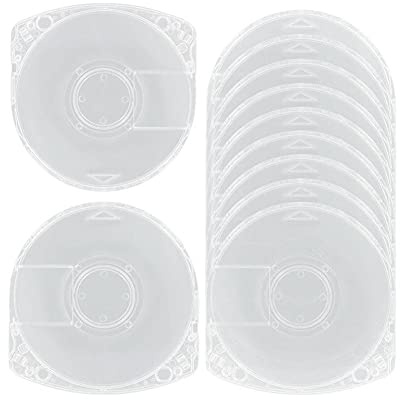 Schutzhülle für Spiel-Discs, PSP UMD, Schutzhülle, transparent, UMD-Disc-Hülle für Sony PSP1000/2000/3000, 10 Stück