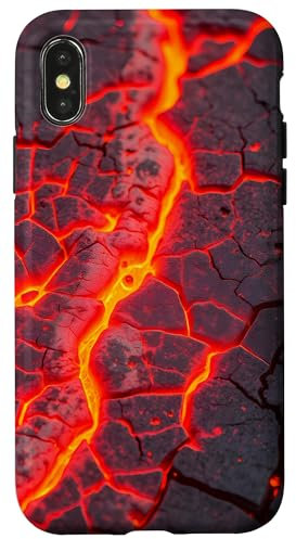 iPhone X/XS Fiery Lava Flow Unique Nature-Inspired Case