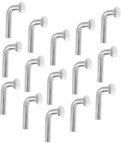 BUGUUYO Perni di sicurezza 6 mm diametro perno di caduta per scaffale pallet testa piatta vestibilità universale 50 pezzi