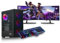 Veno Scorp Gaming PC Dual 24 Monitor Bundle Intel Core i7-3770 Processor RX 550 4GB Graphics Card - 16GB Ram - 512GB SSD - 550W PSU - Windows 10 Pro - WiFi - Titan 4