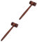 EXCEART 2st Holzhammer Richter-büro- Kinderhammer Handgefertigter Hammer Aus Holz Schulbedarf Für Jura Spielzeughammer Richterhammer Aus Holz Richterrobe Auktionshammer Brown Gummi