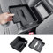CDEFG Kompatibel mit Ford Ranger T9 2023 2024 Raptor Wildtrak XLT Mittelkonsole Armlehne Aufbewahrungsbox Doppelschicht Auto Center Console Organizer Tray Ranger 2025 Zubehör (Elektronische Bremse)