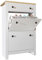 Shoe Cabinet with 2 Flip Drawers Wooden Shoe Storage Organiser Cupboard Narrow Shoes Rack Cabinet Freestanding Footwear Rack Stand Hallway, Entryway, White 65W x 24D x 107H cm
