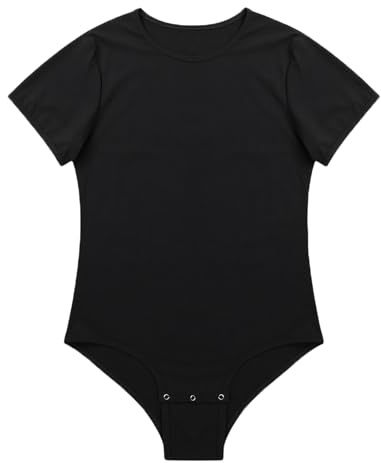 DecorDwell Pyjama Une Pièce Homme, Body à Manches Courtes Homme Noir, Vêtements de Nuit, Combinaison Pyjama Boutonné Onesie